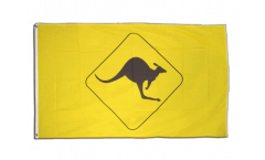 Kangaroo sign Flag