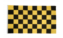 Checkered black-yellow Flag