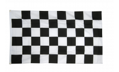 Checkered black-white Flag
