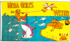 Mega geiles Wetter Flag