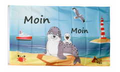 Seal with baby Flag