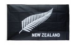 New Zealand feather all blacks Flag