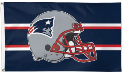 New England Patriots Helmet Flag