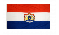 Netherlands with coat of arms Flag