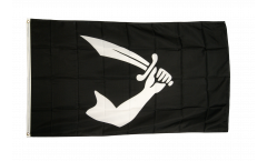 Pirate arm with sword Flag