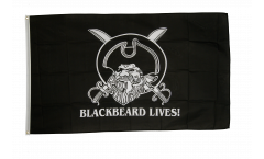 Pirate Blackbeard lives Flag