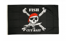 Pirate Fish Cut or Bait Flag