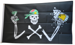 Pirate with beer Flag