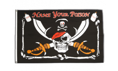 Pirate Name your Poison Flag