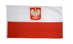Poland with eagle Flag