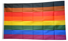 Rainbow More Colour More Pride Flag