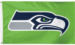 Seattle Seahawks Green Flag