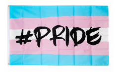 Transgender Hashtag Pride Flag