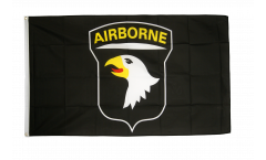 USA 101st Airborne, black Flag