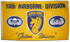 USA 13th Airborne Flag