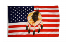 USA Eagle Dreamcatcher Flag