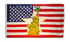 USA Statue of Liberty Hemp Flag