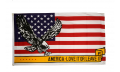 USA Love it or leave it Flag
