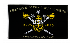 USA Navy Chiefs - The Chosen few Flag