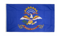 USA North Dakota Flag