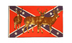 USA Southern United States with 3 deers Flag