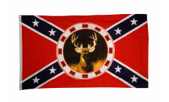 USA Southern United States with deer Flag