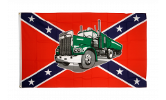 USA Southern United States with truck Flag