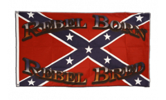 USA Southern United States Rebel Born Rebel Bred Flag