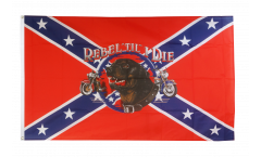 USA Southern United States Rebel till I die Flag