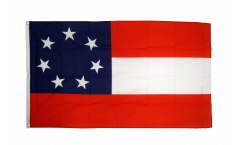 USA Southern United States Stars and Bars 1861 Flag