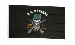 USA US Marine Corps Mess with the best Flag