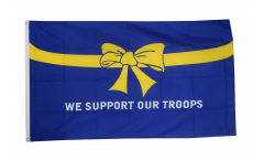 USA We support our troops Flag