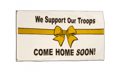 USA We support our troops come home soon Flag