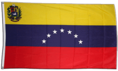 Venezuela 7 stars with coat of arms 1930-2006 Flag
