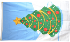 Christmas tree Flag