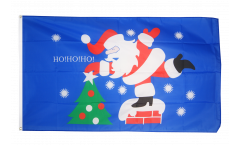 Santa Claus HoHoHo Flag