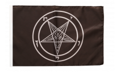 Baphomet Church of Satan Flag with sleeve