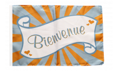 Bienvenue Flag with sleeve