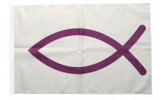 Ichthys Ichthus Flag with sleeve