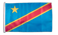 Democratic Republic of the Congo Flag with sleeve