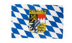 Germany Bavaria with coat of arms Flag with sleeve