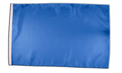 Unicolor blue Flag with sleeve