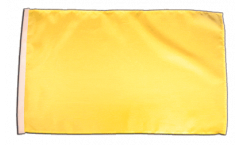 Unicolor yellow Flag with sleeve
