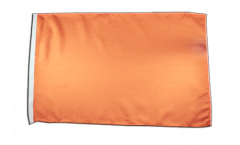 Unicolor orange Flag with sleeve