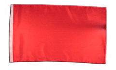 Unicolor red Flag with sleeve