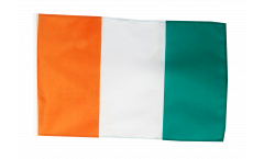 Ivory Coast Flag with sleeve