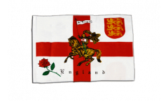 England with knight Flag with sleeve