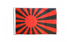 Fan red black Flag with sleeve