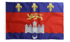 France Bordeaux Flag with sleeve