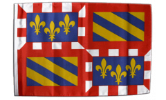 France Burgundy Flag with sleeve